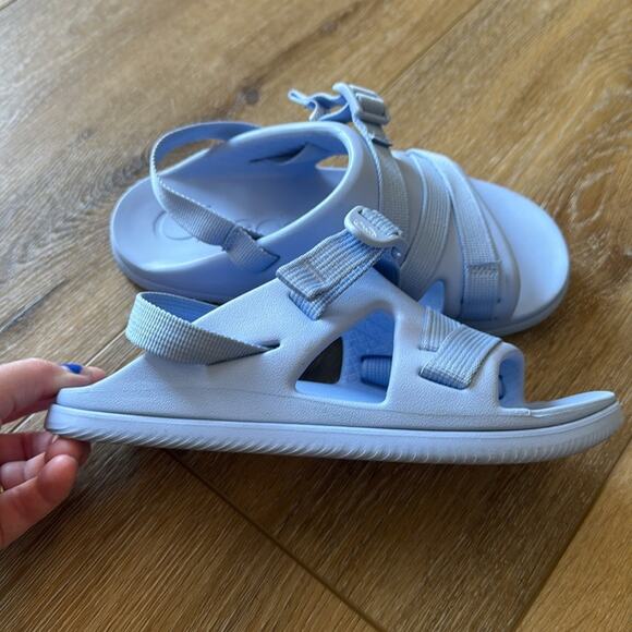 Chaco Chillos Blue Sport Sandals Comfortable Water-Resistant Footwear Big Kids 4 - Picture 5 of 6